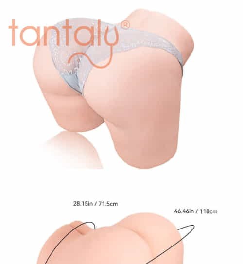 巨尻セックスドール 24.5kg Tantaly製トルソー 男性用オナニー用  TPE材料 2穴プレイ可能 Eva