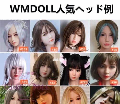 WMDOLL 娃娃头単体 硅胶娃娃 WM Dolls Heads 娃娃头のみ